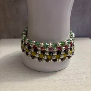 Handmade Beaded Bracelet Stack 0280